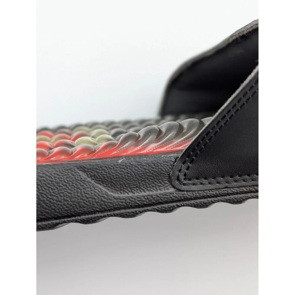 Detroit Pistons ISlides NBA Moto Slides Black Red Men's Size 10 787376-01
